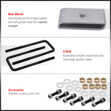 Load image into Gallery viewer, Chevrolet Silverado 1500 2007-2023 / GMC Sierra 1500 2007-2023 3" Front 1" Rear Leveling Lift Kit Silver