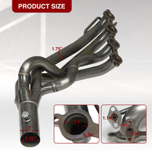 Load image into Gallery viewer, Chevrolet Camaro 1998-2002 / Firebird 1998-2002 LS1 V8 5.7L Long Tube Stainless Steel Exhaust Header Black