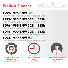 Load image into Gallery viewer, BMW 3 Series E36 323i 325i 328i M3 1992-1998 3.0L 3.2L Stainless Steel Exhaust Header Black