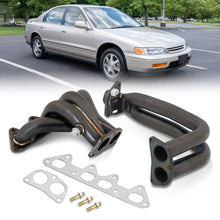 Load image into Gallery viewer, Honda Accord 2.2L I4 1994-1997 Stainless Steel Exhaust Header Black