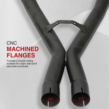 Load image into Gallery viewer, Chevrolet Corvette C6 2005-2013 Stainless Steel Long Tube Header Black + X-Pipe
