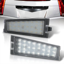 Load image into Gallery viewer, Cadillac CTS Sedan 2008-2010 White SMD LED License Plate Lights Clear Len