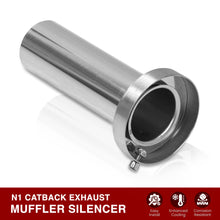 Load image into Gallery viewer, Universal 3.5" N1 Catback Exhaust Muffler Tip Silencer