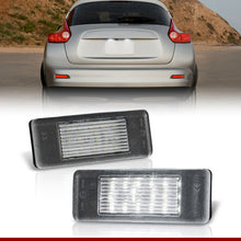Load image into Gallery viewer, Mercedes Benz / Fiat / Infiniti / Lancia / Nissan / Toyota / Volkswagen White SMD LED License Plate Lights Clear Len