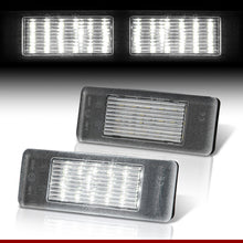 Load image into Gallery viewer, Mercedes Benz / Fiat / Infiniti / Lancia / Nissan / Toyota / Volkswagen White SMD LED License Plate Lights Clear Len