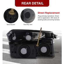 Load image into Gallery viewer, Chevrolet Avalanche (Plastic Body Cladding Models Only) 2002-2006 Factory Style Headlights + Bumpers Black Housing Clear Len Clear Reflector