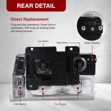 Load image into Gallery viewer, Chevrolet C/K 1500 2500 3500 1994-1998 Factory Style Headlights + Bumper + Corner Lights Chrome Housing Clear Len Clear Reflector