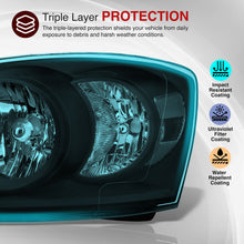 Load image into Gallery viewer, Dodge Ram 1500 2006-2008 / Ram 2500 3500 2006-2009 Factory Style Headlights Black Housing Clear Len Clear Reflector