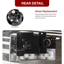 Load image into Gallery viewer, Chevrolet C/K 1500 2500 3500 1988-1993 Factory Style Headlights + Bumpers + Corners Lights Chrome Housing Clear Len Clear Reflector