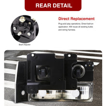 Load image into Gallery viewer, Chevrolet C/K 1500 2500 3500 1988-1993 Factory Style Headlights + Bumpers + Corners Lights Black Housing Clear Len Clear Reflector