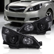 Load image into Gallery viewer, Subaru Legacy / Outback 2010-2014 Factory Style Headlights Black Housing Clear Len Clear Reflector