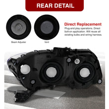Load image into Gallery viewer, Honda Civic Sedan 2012-2015 / Honda Civic Coupe 2012-2013 Factory Style Headlights Chrome Housing Clear Len Clear Reflector