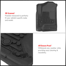 Load image into Gallery viewer, Chevrolet Silverado 1500 2014-2018 / Silverado 2500HD 3500HD 2015-2019 / GMC Sierra 1500 2014-2018 / Sierra 2500HD 3500HD 2015-2019 All Weather Guard 3D Floor Mat Liner (Crew Cab Models Only)