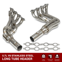 Load image into Gallery viewer, Chevrolet GMC C/K Series 305 5.0L 350 5.7L 1988-1997 Stainless Steel Shorty Exhaust Header