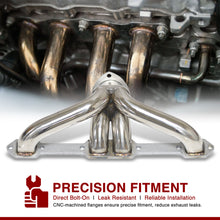 Load image into Gallery viewer, Chrysler Dodge Plymouth Mopar 383-440 Big Block BB V8 1959-1978 Stainless Steel Shorty Exhaust Header