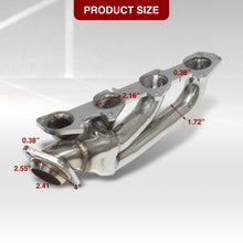 Load image into Gallery viewer, Dodge Ram 1500 5.7L V8 2009-2019 Stainless Steel Shorty Exhaust Header