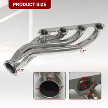 Load image into Gallery viewer, Ford Mustang 260-302 4.3L 4.7L 5.0L V8 1964-1977 Stainless Steel Shorty Exhaust Header