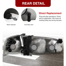 Load image into Gallery viewer, Toyota Camry 2000-2001 Factory Style Headlights + Corners Chrome Housing Clear Len Clear Reflector