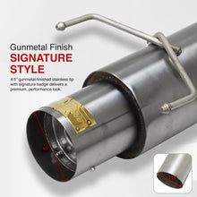 Load image into Gallery viewer, Honda Accord Coupe & Sedan 2.2L I4 1990-1993 N1 Style Stainless Steel Catback Exhaust System Gunmetal (Piping: 2.25" / 57mm | Tip: 4.5")