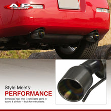 Load image into Gallery viewer, Infiniti G35 Coupe 2003-2007 / Nissan 350Z 2003-2009 Hi-Power Style Oval Dual Tip Stainless Steel Catback Exhaust System Gunmetal (Piping: 2.25" / 58mm | Tip: 4.0")