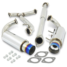 Load image into Gallery viewer, Scion FRS 2013-2016 / Subaru BRZ 2013-2016 Dual Tip Stainless Steel Catback Exhaust System (Piping: 2.5" / 65mm | Tip: 4.0")