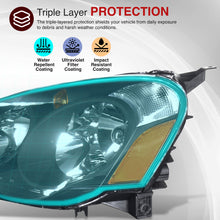 Load image into Gallery viewer, Acura RSX 2002-2004 Factory Style Headlights Black Housing Clear Len Amber Reflector