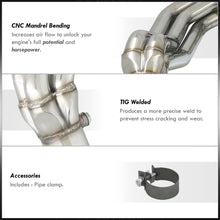 Load image into Gallery viewer, Chevrolet Corvette C6 2005-2013 Stainless Steel Long Tube Header + X-Pipe