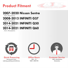Load image into Gallery viewer, Infiniti G37 2008-2013 / Q50 2014-2021 / Infiniti Q60 2014-2021 / Nissan 370Z 2009-2020 / Cube 2009-2014 / GT-R 2009-2011 / Murano 2009-2011 / Quest 2013-2017 / Rogue 2008-2011 / Sentra 2007-2020 Heavy Duty Steel Tow Hook Adapter Screw