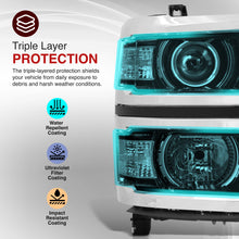 Load image into Gallery viewer, Chevrolet Silverado 1500 2014-2015 Factory Style Projector Headlights Black Housing Clear Len Clear Reflector