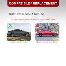 Load image into Gallery viewer, Honda Civic Sedan 2006-2011 Factory Style Headlights Black Housing Clear Len Clear Reflector