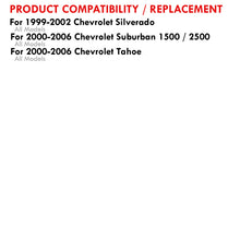 Load image into Gallery viewer, Chevrolet Silverado 1999-2002 / Suburban Tahoe 2000-2006 Factory Style Headlights + Bumpers Black Housing Clear Len Amber Reflector (All Black Bumpers)