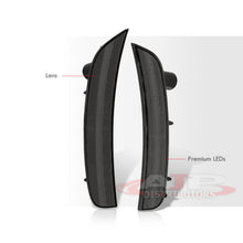 Load image into Gallery viewer, Fiat 500 500e 2011-2019 4 Piece Front Amber & Rear Red LED Side Marker Lights Smoke Len (Does not fit Lounge, Pop, Turbo, & Abarth)