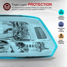 Load image into Gallery viewer, Dodge Ram 1500 2009-2018 / Ram 2500 3500 2010-2018 LED DRL Bar Factory Style Headlights Chrome Housing Clear Len Clear Reflector (Dual / Quad Models Headlamps Only)