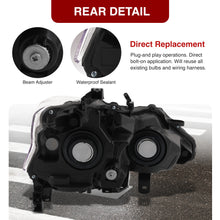 Load image into Gallery viewer, Nissan Altima Sedan 2013-2015 Factory Style Projector Headlights Chrome Housing Clear Len Clear Reflector (Halogen Models Only)