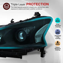 Load image into Gallery viewer, Nissan Altima Sedan 2013-2015 Factory Style Projector Headlights Black Housing Clear Len Clear Reflector (Halogen Models Only)
