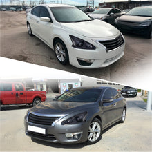 Load image into Gallery viewer, Nissan Altima Sedan 2013-2015 Factory Style Projector Headlights Black Housing Clear Len Clear Reflector (Halogen Models Only)