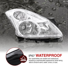 Load image into Gallery viewer, Nissan Altima Sedan 2010-2012 Factory Style Projector Headlights Chrome Housing Clear Len Clear Reflector (Halogen Models Only)