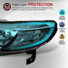 Load image into Gallery viewer, Honda Civic Sedan 2006-2011 LED DRL Bar Factory Style Headlights Black Housing Clear Len Clear Reflector
