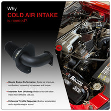 Load image into Gallery viewer, Ford Mustang 5.0L 1994-1995 Cold Air Intake Black