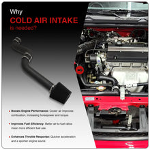 Load image into Gallery viewer, Honda Accord 1994-2002 / Prelude 1992-2001 2.2L I4 Cold Air Intake Black