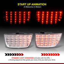 Load image into Gallery viewer, Chevrolet Camaro 2010-2013 Sequential LED Tail Lights Chrome Housing Clear Len