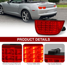 Load image into Gallery viewer, Chevrolet Camaro 2010-2013 Sequential LED Tail Lights Chrome Housing Red Len