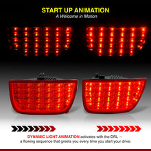 Load image into Gallery viewer, Chevrolet Camaro 2010-2013 Sequential LED Tail Lights Chrome Housing Red Len
