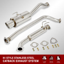 Load image into Gallery viewer, Honda Civic SI Coupe 2006-2011 N1 Style Stainless Steel Catback Exhaust System (Piping: 2.5" / 65mm | Tip: 4.5")