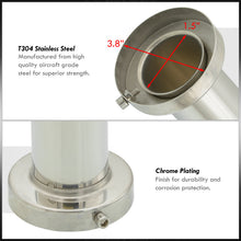 Load image into Gallery viewer, Universal 4.0" N1 Catback Exhaust Muffler Tip Silencer