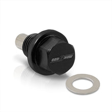 Load image into Gallery viewer, Oil Pan Magnetic Bolt with Gasket M12 x 1.25 Black for Infiniti/Lexus/Nissan/Toyota
