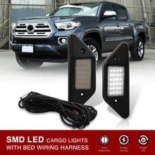 Load image into Gallery viewer, Toyota Tacoma 2016-2019 / Tundra 2014-2021 2-Piece Left & Right White SMD LED Truck Bed Cargo Lights Clear Len