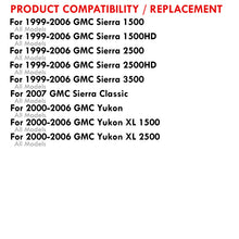 Load image into Gallery viewer, GMC Sierra 1500 1500HD 2500 2500HD 3500 1999-2006 / Sierra Classic 2007 / Yukon 2000-2006 / Yukon XL 1500 2500 2000-2006 Factory Style Headlights + Bumpers Chrome Housing Clear Len Clear Reflector