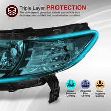 Load image into Gallery viewer, Honda Civic Coupe 2006-2011 Sequential LED DRL Bar Factory Style Headlights Black Housing Clear Len Clear Reflector