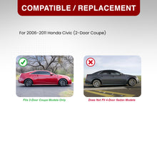 Load image into Gallery viewer, Honda Civic Coupe 2006-2011 Sequential LED DRL Bar Factory Style Headlights Chrome Housing Clear Len Clear Reflector